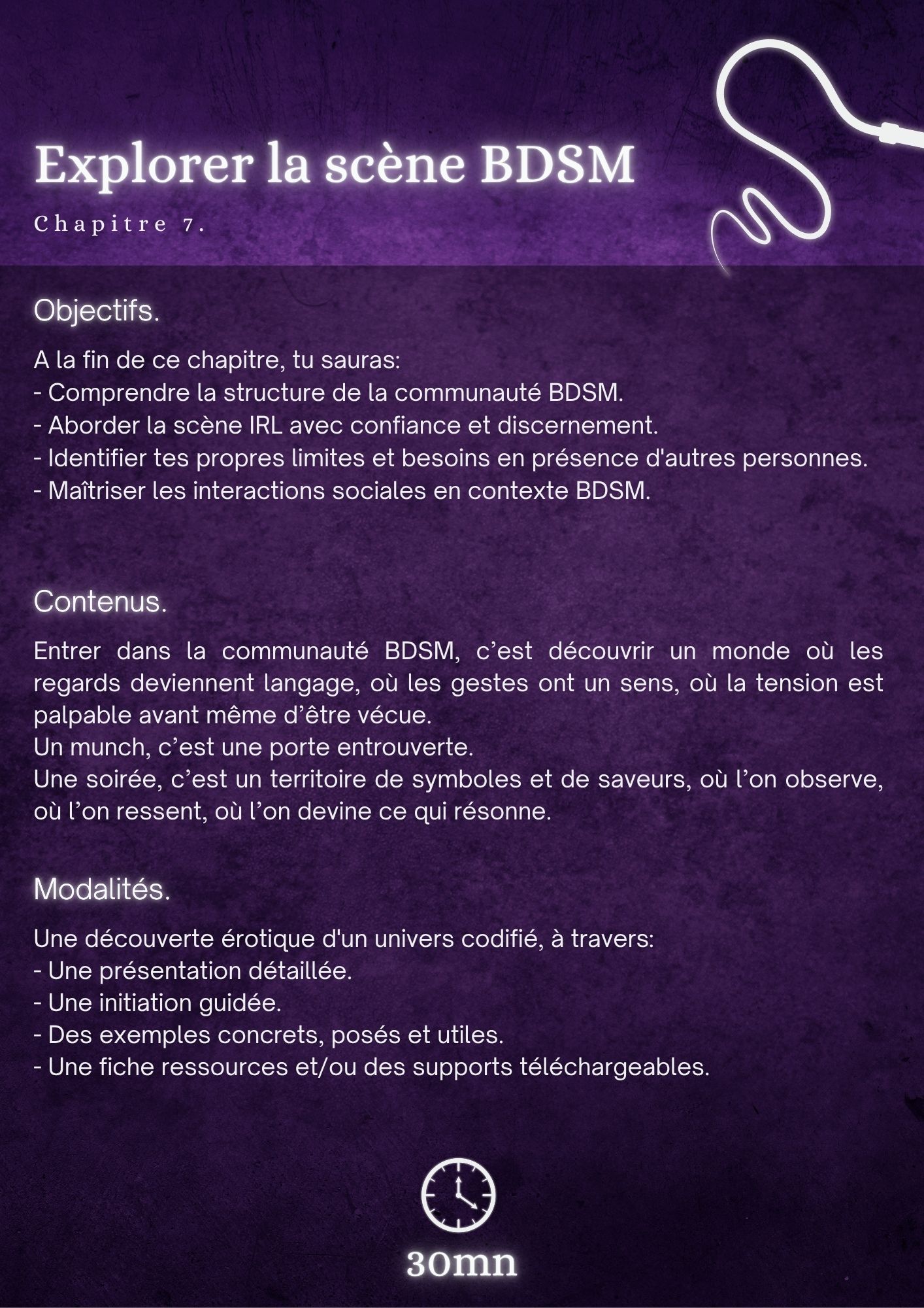 Explorer la scène BDSM